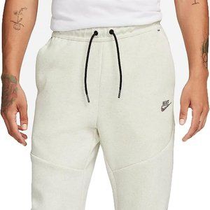 Nike Sportswear Tech Fleece DQ4316-100 White/Heather Men's Joggers - Size L